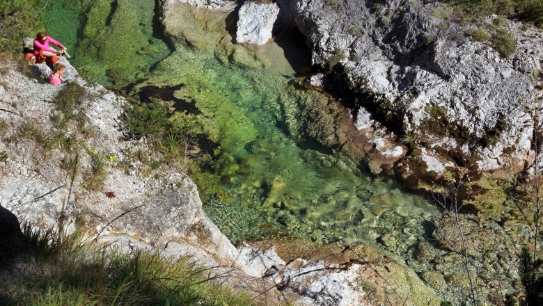 Klar und erfrischend ist das Wasser des Ötscherbachs, © weinfranz.at